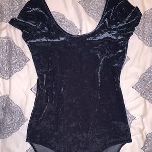 AE Velvet bodysuit, size XS